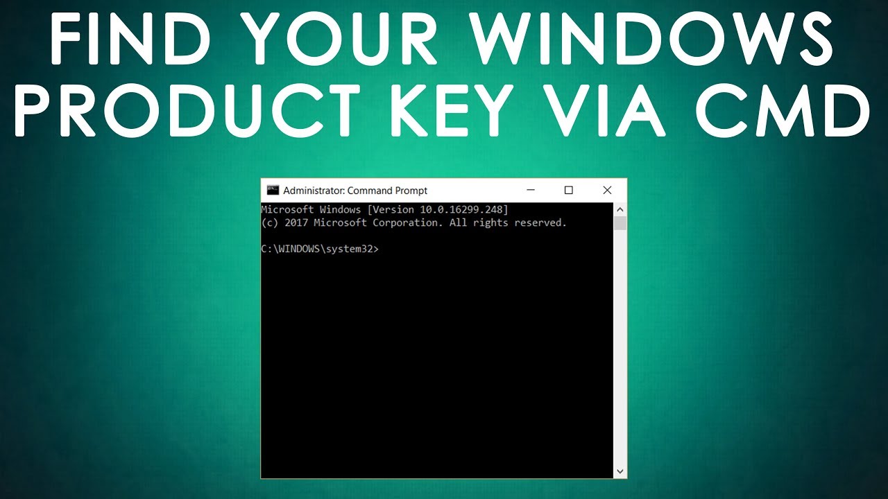 windows product key not found